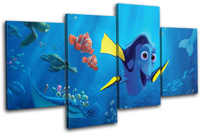 Finding Dory Nemo Movie Greats MULTI CANVAS WALL ART Picture Print