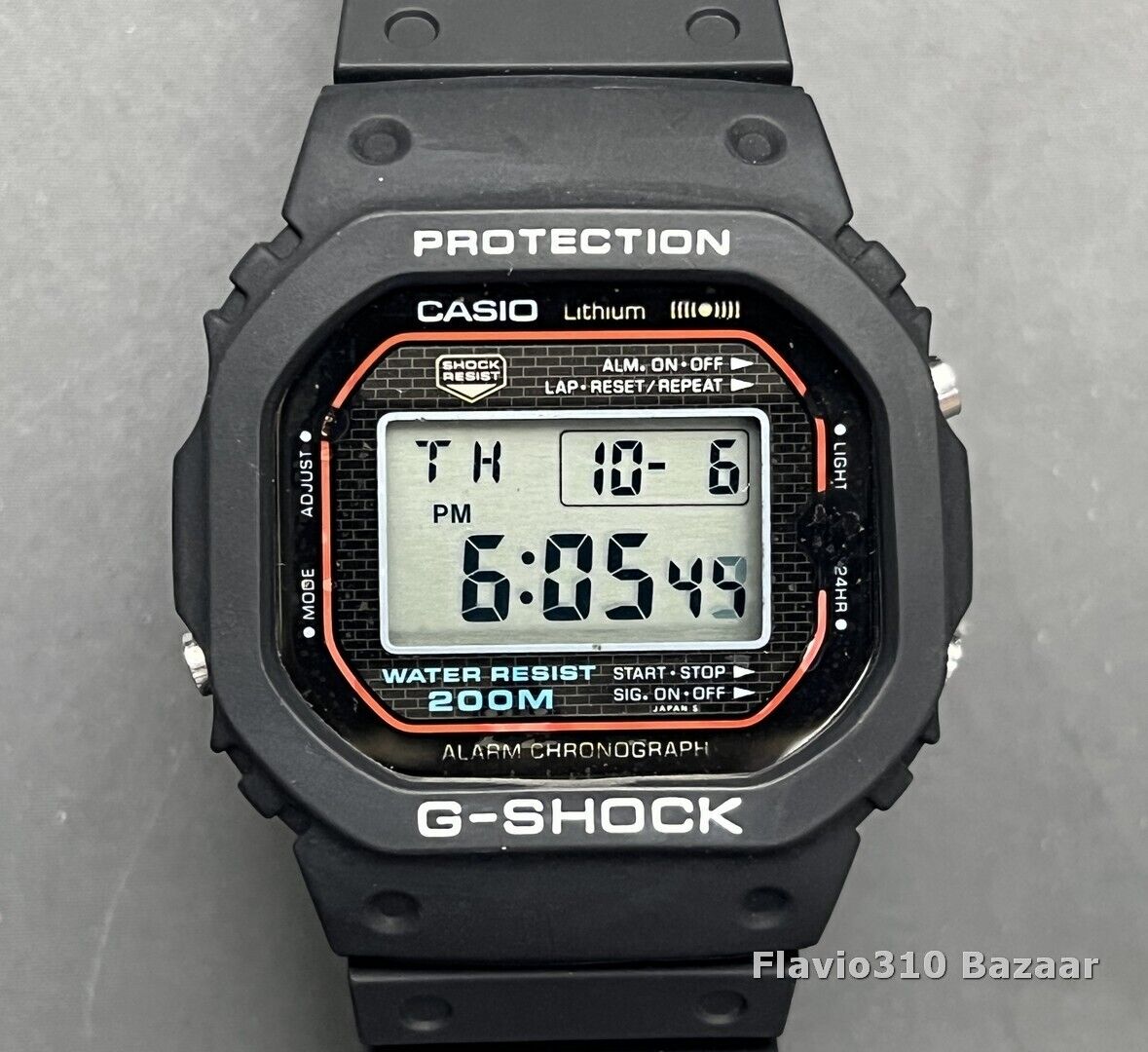 ++ RARE 1983 Casio G-SHOCK DW-5000 (240) Japan B 1st Generation - New  Battery ++