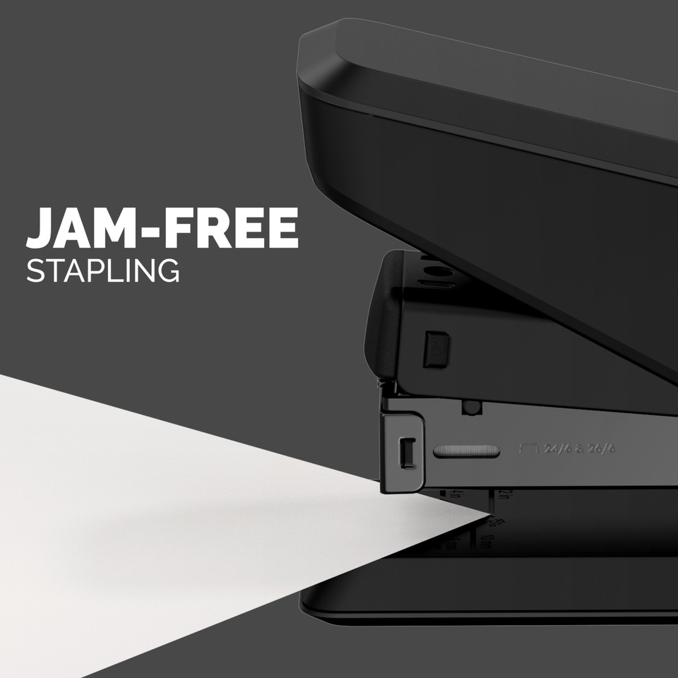 Fellowes LX850 HalfStrip EasyPress Desktop Stapler, Black eBay