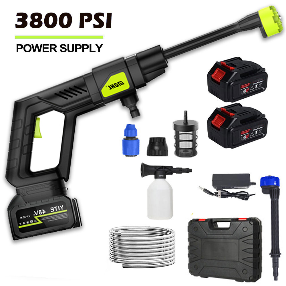 Pistola de agua pulverizadora eléctrica inalámbrica de alta presión 3800 PSI potente para el hogar