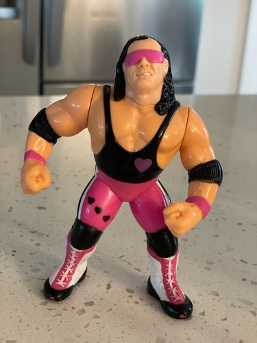 Bret the Hitman Hart WWF Hasbro Purple Heart...