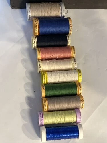Gutermann Lot Cotton Sewing Threads