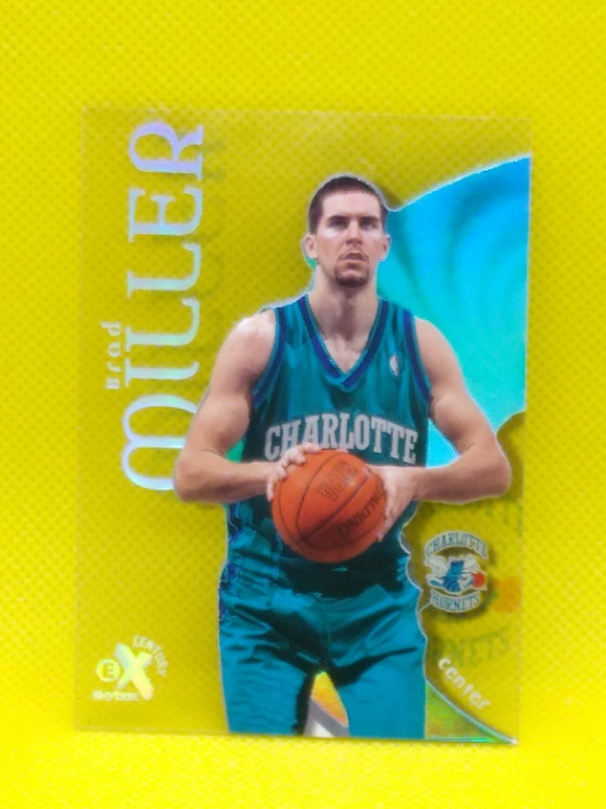 Brad Miller 1998-99 Skybox E-X Century ROOKIE #64 Charlotte Hornets Purdue