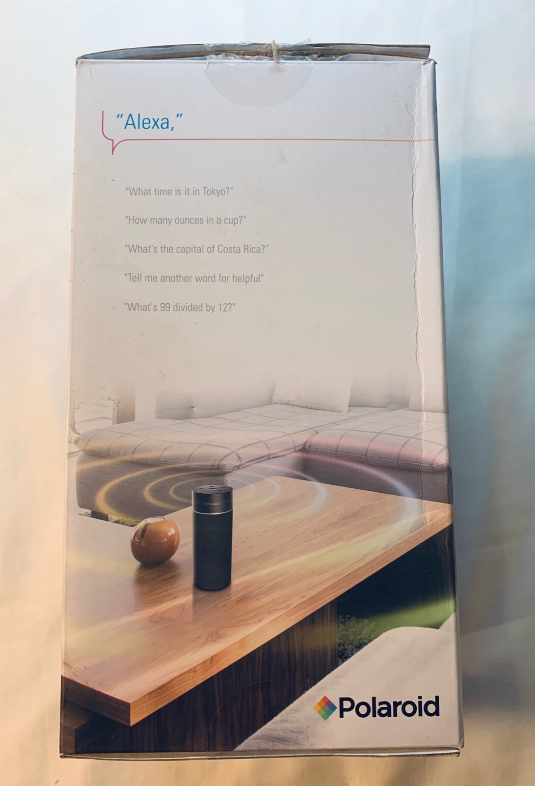Polaroid Amazon Alexa Speaker Bluetooth 