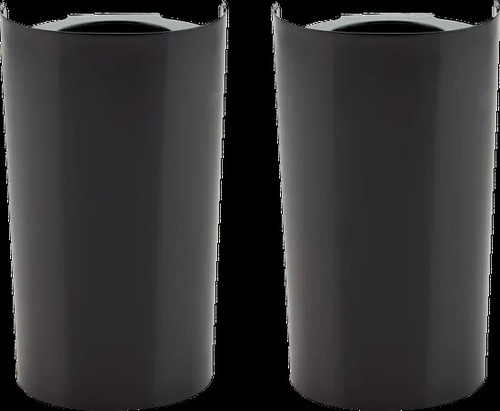 AN Steel Blk Fork Guards Pr for Fat Tire Harley Road Glide Special 15-22 - Picture 3 of 5