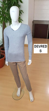 Devred Taille S Homme  Superbe pull fin gris homme en coton pullover
