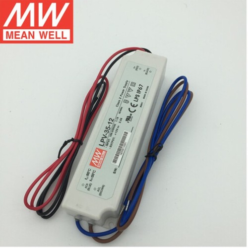 Produktbild von Mean Well LPV-35 Schaltnetzteil – IP67, 35W, Konstantspannung 5V/12V/24V/36V, LED-Treiber