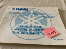 Yamaha YZ De Carbon suspension monocross revue technique moto service Manuel