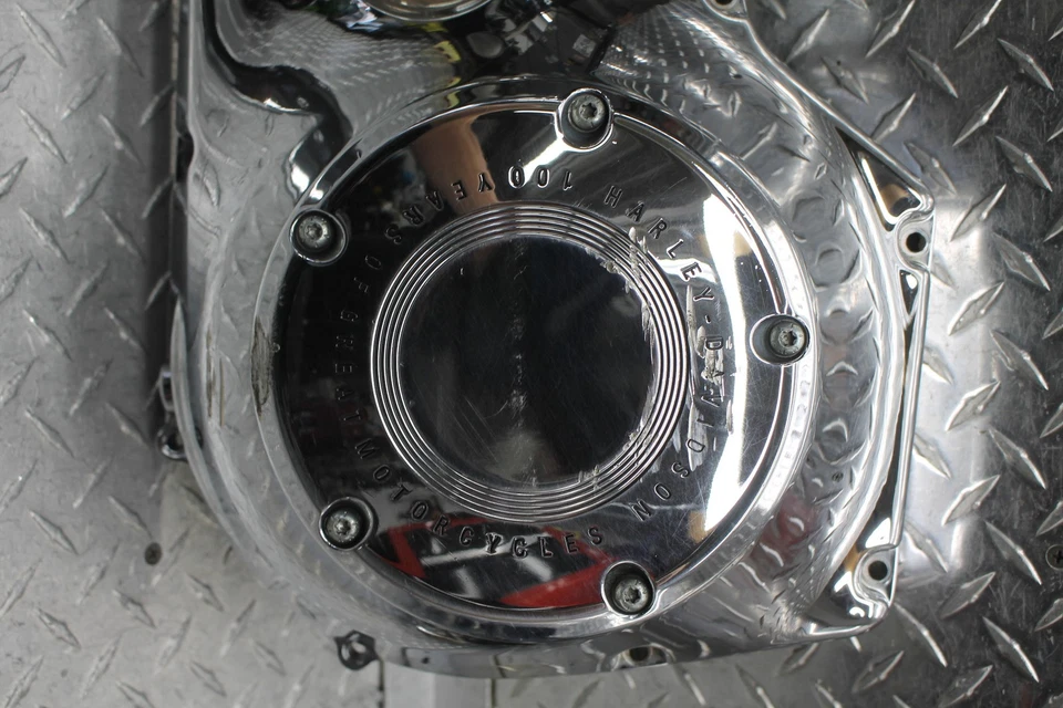 Harley-Davidson Dyna Wide Glide 2003 aniversario FXDWG cubierta primaria exterior Foto 4 de 4