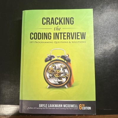 Cracking the Coding Interview by McDowell (2015, Trade Paperback)