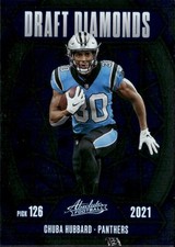2025 Panini Absolute #DD-CHD Chuba Hubbard Draft Diamonds