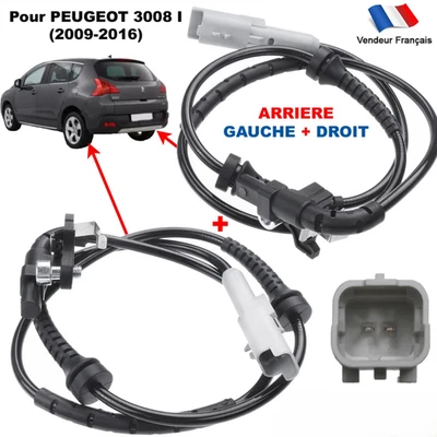 Capteur Cible Abs ABR ESP Roue Arriere Gauche ET Droit pour PEUGEOT 3008 4545K8 - Photo 1/4