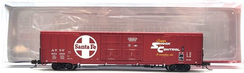 BLMA Modelos 18041 N Santa Fe Bx-166 60' Super Shock Control DD Boxcar #621380 LN | Condition: Used