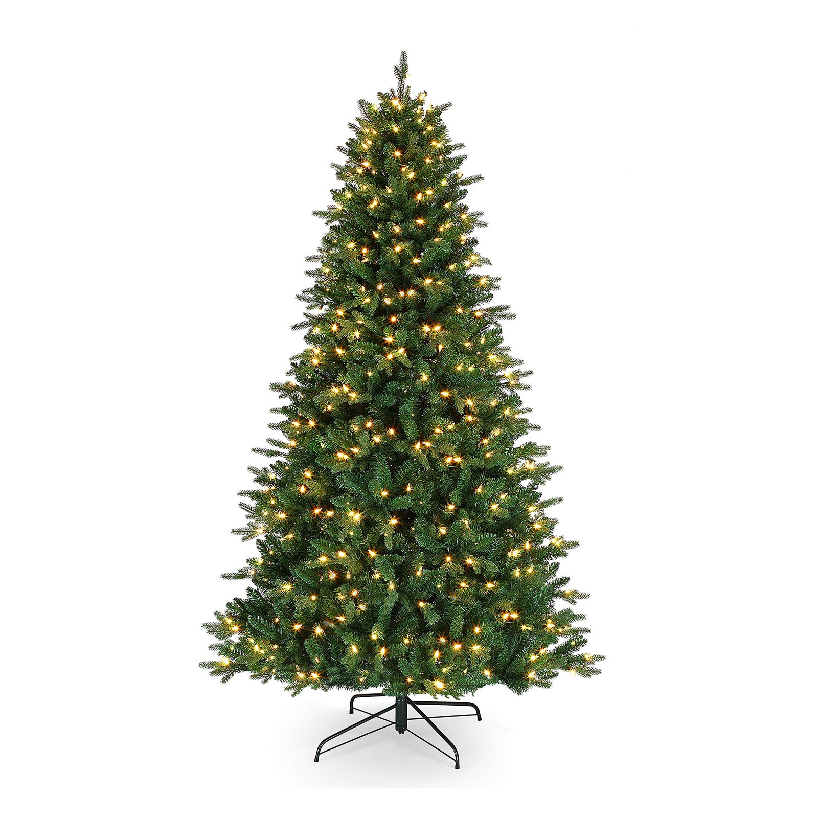 Alexa-Compatible Smart Pre-Lit Artificial Christmas Tree with 40 Warm White Lights