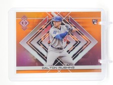 DALTON RUSHING 2025 TOPPS TRANSCENDENT ORANGE /25 #29 ROOKIE DODGERS Q1977