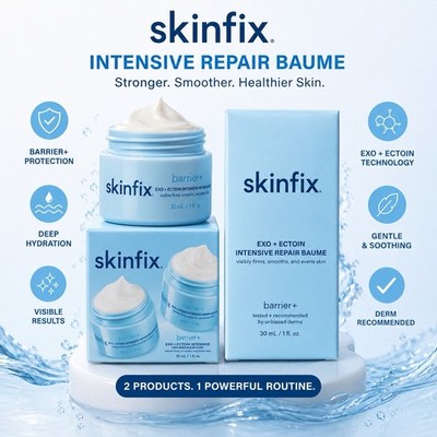 Skinfix Barrier+ Exo + Ectoin Intensive Repair Baume 1oz & Restoring Mini Duo