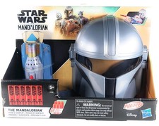 Star Wars The Mandalorian Nerf Mask Gauntlet Set Hasbro Disney Costume Blaster