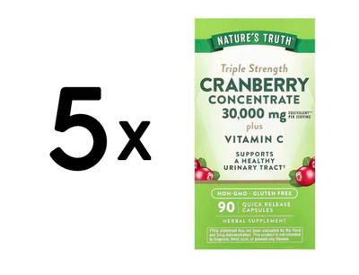 5 x NeoCell Nature's Truth Tripple Strength Cranberry (82,20 EUR/kg)