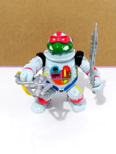 Vintage 1990 Space Cadet Raph TMNT Teenage Mutant Ninja Turtles Figure Playmate