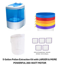 Ice Magic Complete 5 Gallon Pollen Extraction Kit - W/ 260-Watt Motor MORE POWER
