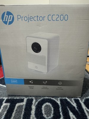 HP CC200 FHD 1080p LCD LED Home Video Projector