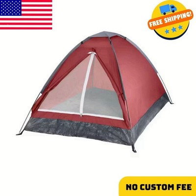 2-Person Brick Red Happy Camper Tent