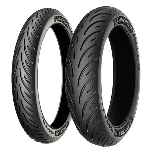 TYRE PAIR MICHELIN 100/90-18 56V + 4.00-18 64H ROAD CLASSIC