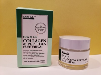 Kabe Labs~Firm & Lift Collagen & Peptides Face Cream ~ All Skin Types ~2 oz~ NIB