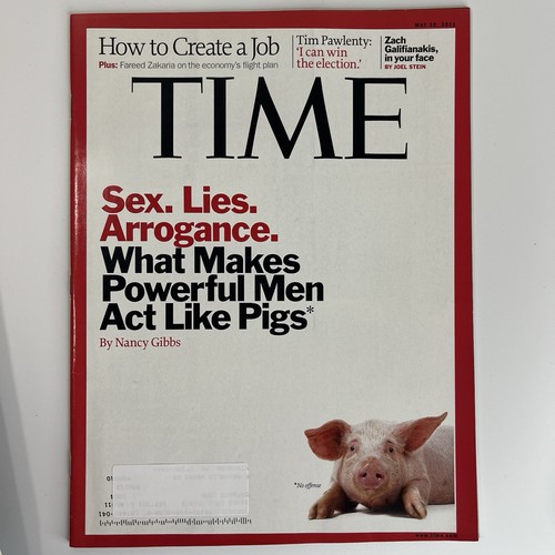 Time Magazine May 2011 Sex Lies Arrogance What Makes Powerful Men Act Like Pigs - Picture 2 of 2