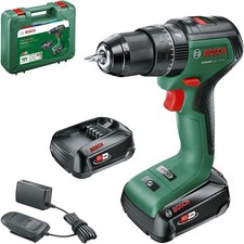 Bosch Cordless Combi Drill 18V-60 2 Batteries 2.0 Ah 18 Volt System