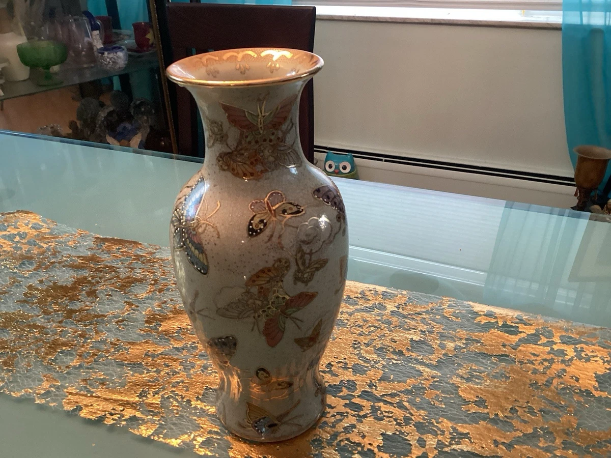 中国蝴蝶花瓶印第安纳收藏中国花瓶、罐子(1900-现在) | eBay