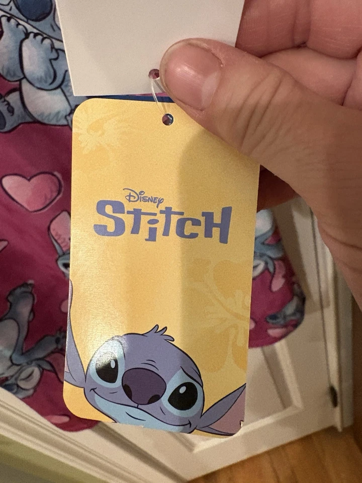 Nuevo con etiquetas Camisón Niñas Talla L (10-12) Disney Stitch Manga Larga Disney Rosa TR5 Foto 3 de 4