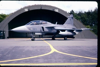 #8808 ORIGINAL K64 AIRCRAFT SLIDE: Czech AF Saab JAS39 Grippen 9819
