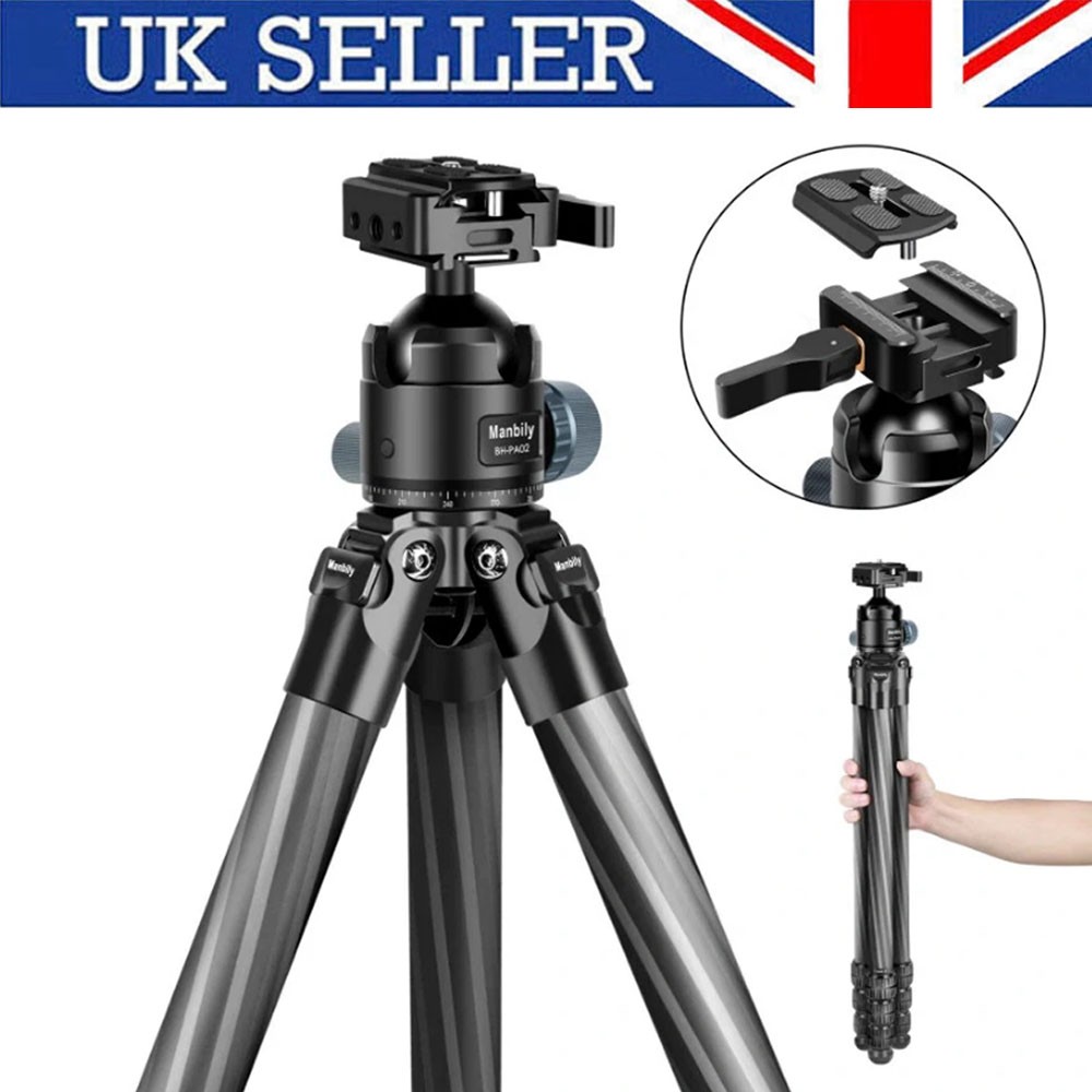 Manbily Carbon Fiber Tripod for Shooting Camera Picatinny Swiss AdapteTripod HOT