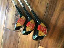 Vintage Ben Hogan Speed Slot Wood Set 1, 3, 5 Right-Handed Steel Shafts