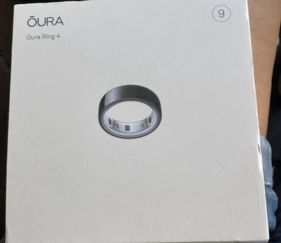 Oura Ring gen 4 - Black - Size 9 - Smart Ring, Open Box New | eBay