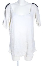 ZARA TRAFALUC T-shirt Donna Camicia Taglia IT 42 bianco-nero stile casual