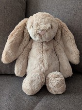 Authentic Jellycat Bashful Beige Bunny. Medium