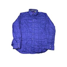 Robert Graham Mens XL Classic Fit Purple Patterned Long Sleeve Button Up Shirt