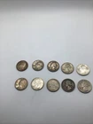Pre 1964 Quarters Lot (10) 90% Silver