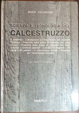 Scienza e tecnologia del calcestruzzo Mario Collepardi 1980 Hoepli Editore