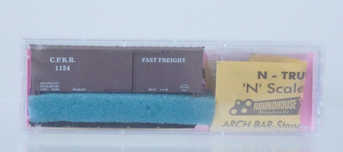 Nuevo de Lote Antiguo Roundhouse CENTRAL PACIFIC 1134 Escala N Coche de Caja (Kit Sin Montar) - 8777 | Zustand: New