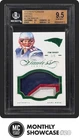 TOM BRADY BGS 9.5 2014 PANINI FLAWLESS #9 GAME-WORN PATCH EMERALD PATCHES 1/5