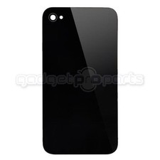 iPhone 4 GSM Back Glass NO LOGO Black - FREE SAME DAY USA SHIP MON-SAT 