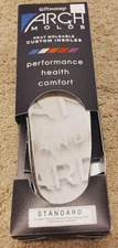 Powerstep Archmolds Heat Moldable Custom Insoles Men's 6-6.5, Women's 7.5-8
