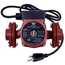 WiseWater 110V Circulation Pump, 130W 13 GPM Hot Water Recirculating Pump, 3 ...