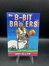 Ray Allen 8-Bit Ballers 2025/26 Topps NBA Basketball Card #8B-28 Supersonics