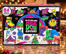 2026 Schylling NeeDoh Squishmas Advent Calendar 24 Mini Fidget Toys Christmas