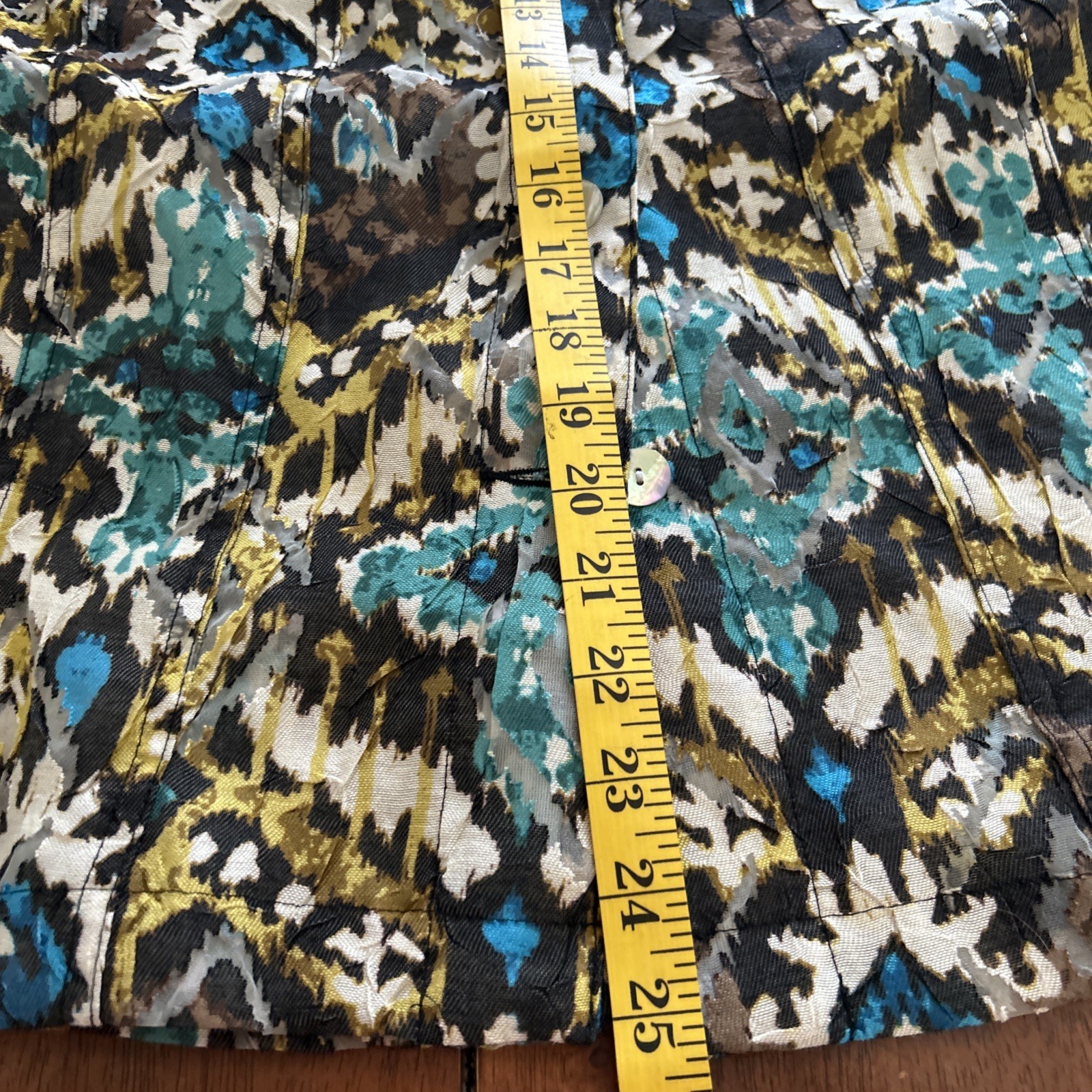 Ruby Rd. Lightweight Jacket Multicolor Geometric … - image 8