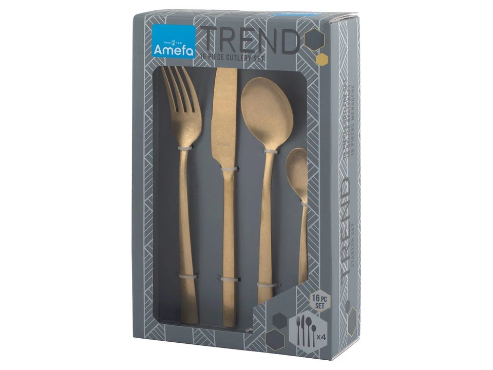 Amefa MANILLE set di posate 16 pz Oro - Imagen 4 de 4